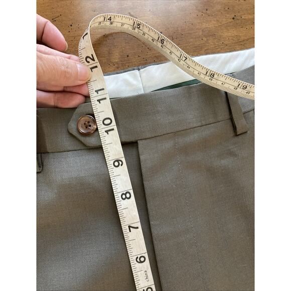 Lauren Ralph Lauren Wool 2-Piece Suit Sz 38R 32x31 Trousers Taupe business - Picture 15 of 16